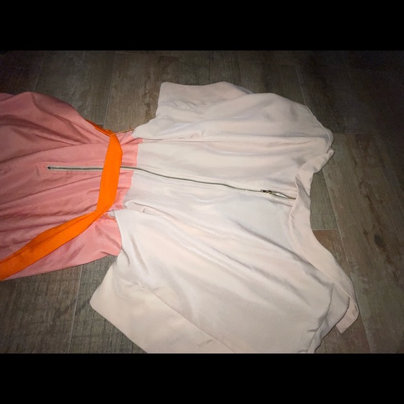 Vintage style gently used midi dress with waist tie, working zipper size 10 - Picture 4 of 5